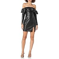 KENDALL + KYLIE Women's Plus Size Off-The-Shoulder Mini Dress