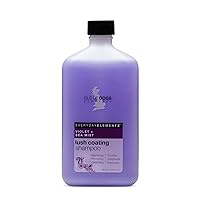 Isle of Dogs - Everyday Elements Lush Coating Shampoo For Dogs - Violet + Sea Mist - Volumizing Pet Shampoo With Calendula Flower & Rosemary Leaf Juice For Bounce and Shine - Made in the USA - 16.9 Oz