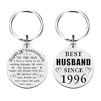 TANWIH 28th Wedding Anniversary Keychain Gifts, 28 Year Anniversary Decoration