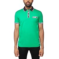 X RAY Men's Polo Shirts Short Sleeve, Slim Performance Stretch Cotton Golf Polos for Men