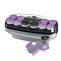 Ceramic 1 1/2-inch and 1 3/4-inch Hot Rollers, Bonus: Super Clips Included, Create Big Curls and Voluminous Waves - Amazon Exclusive