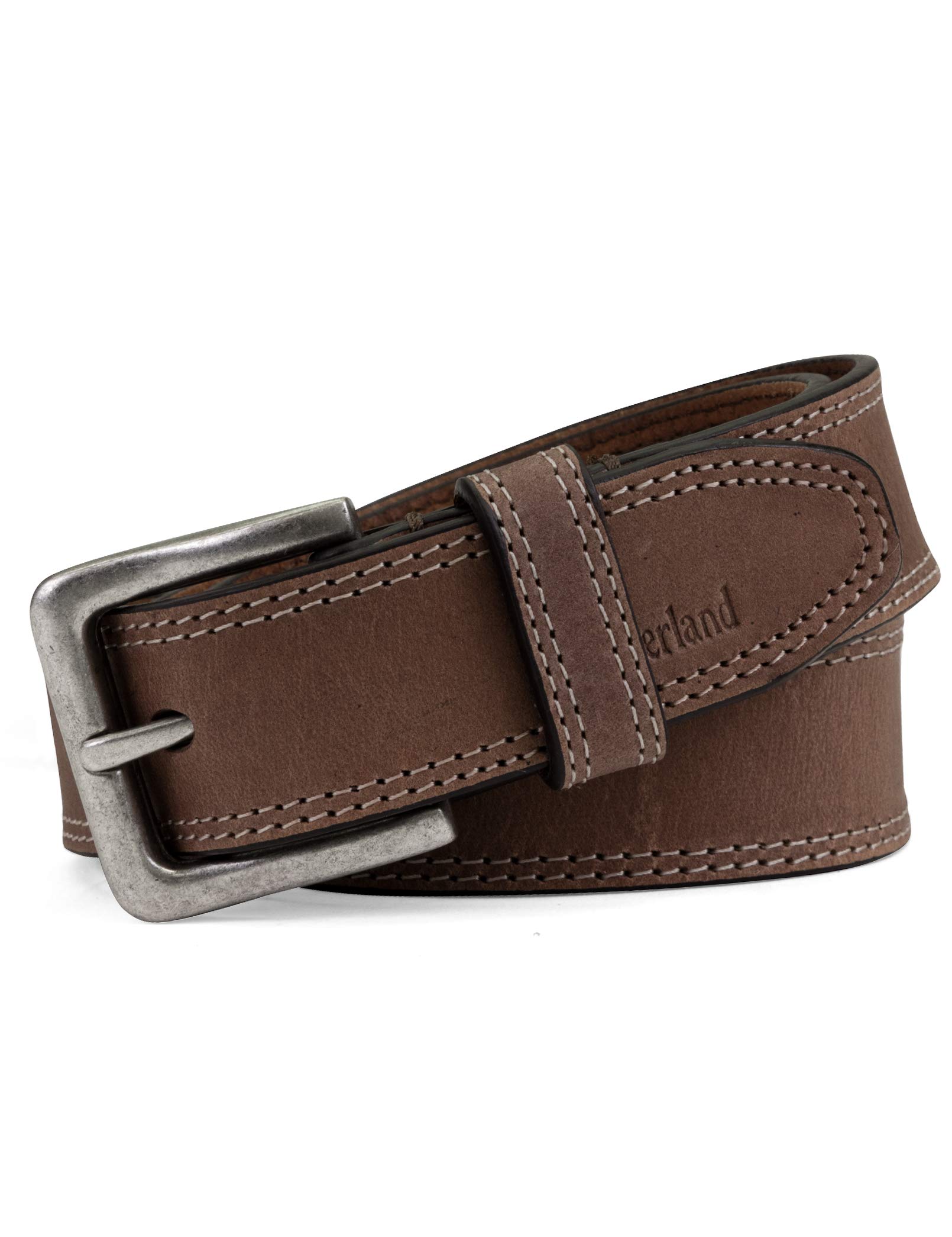 Timberland Men's Classic Leather Jean Belt 1.4 Inches Wide (Big & Tall Available)