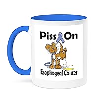 3dRose Piss On Esophageal Cancer Awareness Ribbon Cause Design - Mugs (mug_115835_6)