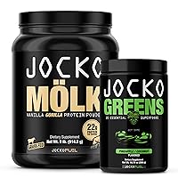 Jocko Fuel Bundle - Greens Powder + Vanilla MOLK Protein Powder