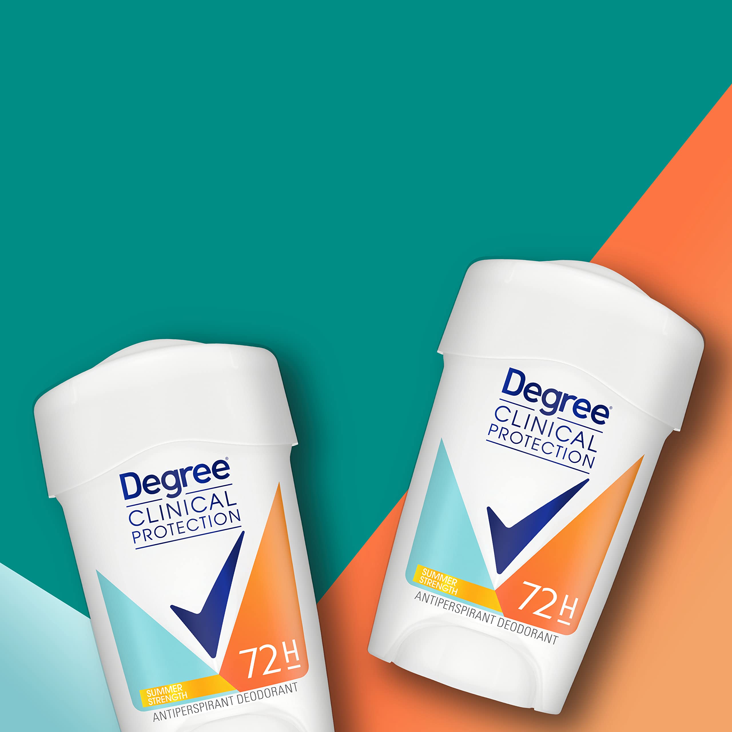 Degree Clinical Protection Antiperspirant Deodorant 72-Hour Sweat & Odor Protection Summer Strength Antiperspirant for Women 1.7 oz