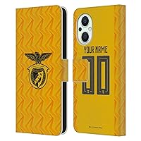 Head Case Designs Officially Licensed Custom Customized Personalized S.L. Benfica Away 2022/23 Leather Book Wallet Case Cover Compatible with Oppo Reno8 Lite