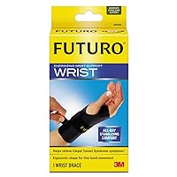 3M Health Care 48400EN Wrist Support, Right Hand, Small/Medium, Black (Pack of 12)