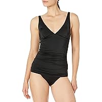 Amazon Essentials Women's Tankini Swim Top (Available in Plus Size)