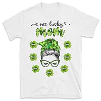 Personalized One Lucky Mom Shirt, Lucky Grandma Shirt, Nana Mimi Gift, St Patricks Day Shirt Funny, Custom Grandma Shirts for Women
