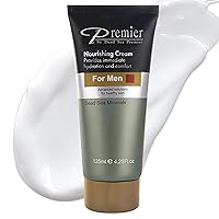 Premier Dead Sea Nourishing Cream for Men, Light and gentle face Moisturizer, Classic collection, Anti aging, face cream, Wrinkle cream, firming, Sensitive, Daily Use for younger looking skin 4.2fl.oz