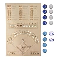 Baseball Board Game - Creative Wooden Tabletop Baseball Board Game - Interactive Double Battle Table Game, Fun Sports Toy for Kids, Adults and Family Team Games