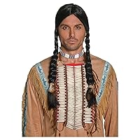 Smiffys Adult Unisex Native American Inspired Indian Beaded Breastplate, Cream
