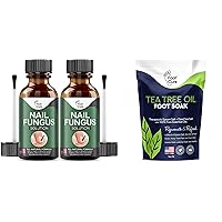 Toenail Treatment Liquid with Tea Tree Oil Foot Soak with Epsom Salt