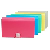 C-Line 13-Pocket Expanding File, Coupon Size, Includes Tabs, 1 File, Color May Vary (58410)
