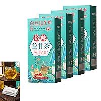 30 Bags/Box Everyday Nourishing Liver Tea, Daily Liver Nourishing Tea, Healthy Drinks Chinese Yigan Tea (18 Different Herbs) (4 BOX)
