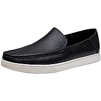 Jousen Men's Loafers & Slip-ons Leather Mens Casual Shoes
