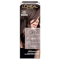 L'Oreal Paris Le Color One Step Toning Hair Gloss, Cool Brunette, 4 Ounce