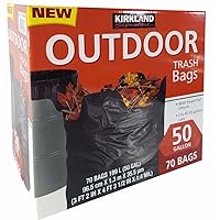 Outdoor 50 gallon Trash Bags (70 Pack)