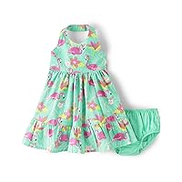 Gymboree Baby Girls' Sleeveless Dressy Special Occasion Dresses with Diaper Cover