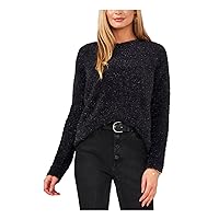 Vince Camuto Womens Black Long Sleeve Crew Neck Sweater M