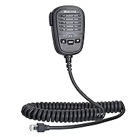 Midland® - MXTA37 ANC/IP66 Dustproof and Waterproof Microphone - GMRS Microphone with LED Status Indicator and Channel Select Buttons
