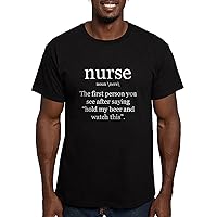 CafePress Nurse Definition T Shirt Men's Fitted T