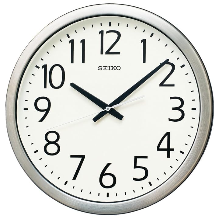 Mua SEIKO CLOCK ( Seiko clock ) wall clock office type quartz moisture and  dust type metal frame KH406S trên Amazon Mỹ chính hãng 2023 | Fado