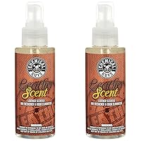 Chemical Guys AIR_102_04 Leather Scent Premium Air Freshener and Odor Eliminator, Long-Lasting, Just Like New Scent for Cars, Trucks, SUVs, RVs & More, 4 fl oz (Pack of 2)