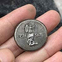 Greek Coins Brass Silver Plated Antique Crafts Foreign Commemorative Coins Collectible Coin Decoration Craft Home Souvenir Gift