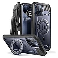 SUPCASE for iPhone 15 Pro Case with Stand (Unicorn Beetle Pro Mag), [Built-in Screen Protector & Belt Clip] [Compatible with MagSafe] Military-Grade Magnetic Phone Case for iPhone 15 Pro, Mountain