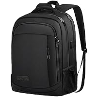 Monsdle Extra Large 50L Travel Laptop, Anti Theft Backpacks with USB Charging Port, Travel Backpacks Business Work Bag 17.3 Inch College Computer Bag for Men Women