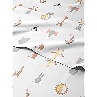 Kids Animals Full 4 Piece Sheet Set - Boys, Girls, Teens, Toddler - Easy Fit Deep Pockets - Breathable, Hotel Quality Bedding Sheets - Machine Washable - Wrinkle Free - Cute, Cozy, Soft - CGK Linens