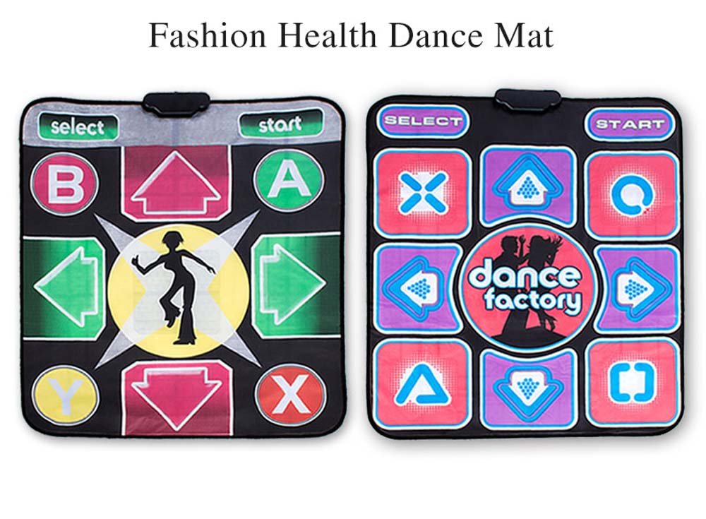 Puronic Non-Slip Dance Mats Rhythm and Beat Game Dancing Step Pads USB Lose Weight Pads Dancer Blanket with USB Entertainment for PC Laptop (Pattern 2, 30 mm Thick)