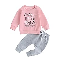 Emmababy Baby Girl Mother Day Outfit Summer Clothes Short Long Sleeve Mama Girl Letters Sweatshirt Romper Flare Pant Headband
