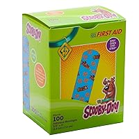 Dukal Childrens Adhesive Bandages, Scooby Doo, 3/4