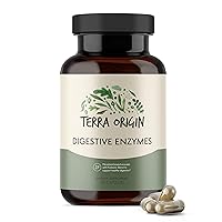 Digestive Enzymes with Probiotics | Supports Healthy Digestion | Bromelain, Lactase, Amylase, Lipase | Made in The USA, Gluten-Free | 60 Servings