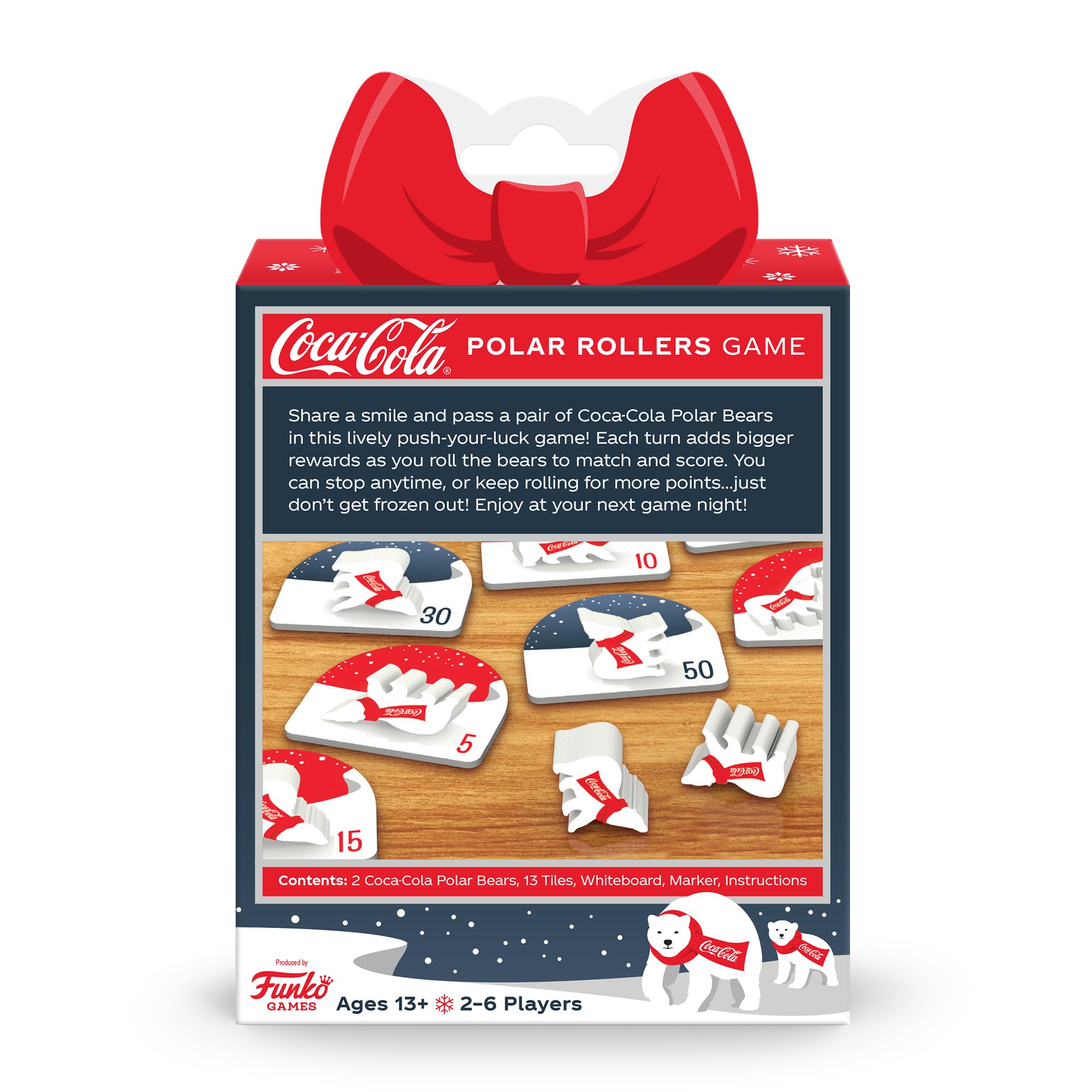 Funko Coca-Cola Polar Rollers Game for 2-6 Players