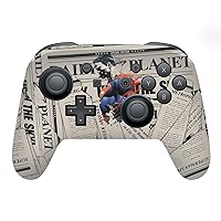 Head Case Designs Officially Licensed Superman DC Comics Newspaper Logos and Comic Book Vinyl Sticker Gaming Skin Decal Cover Compatible with Nintendo Switch Pro Controller