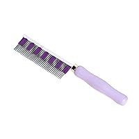 Hair Buster Comb for Rabbits, Cats and Dogs, Metal Pet Comb for Shedding and Detangling, Grooming Tool for Small Pets with Long and Short Fur