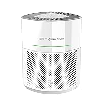 GermGuardian Airsafe Intelligent Air Purifier, Air Quality Sensor, 360˚ HEPA Filter, Large Room up to 1040 Sq. Ft., Captures 99.97% of Pollutants, Wildfire Smoke, Odors, White AP3151W
