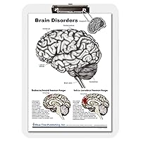Brain Disorders Chart Neurology clipboard with Brain air freshener