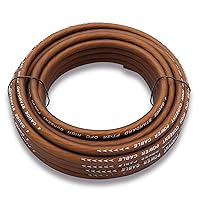 4 Gauge 26ft Brown Power/Ground Wire True Spec and Soft Touch Cable for Car Amplifier Automotive Trailer Harness Wiring