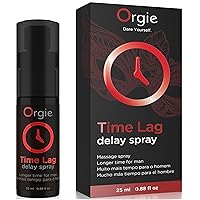 Time Lag Sex Delay Spray for Men Retard Last Longer Pleasure Enhancer Desensitizing Natural Prolonging retardantes para Hombre delay sexuales 0.84 oz 25ml