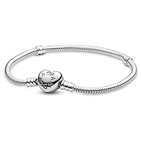Pandora Moments Charm Bracelet with Heart Clasp