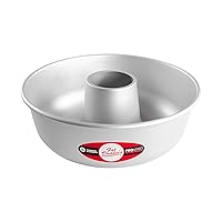 Fat Daddio's RMP-10 Anodized Aluminum Ring Mold Pan, 10 x 3.5 Inch, Silver