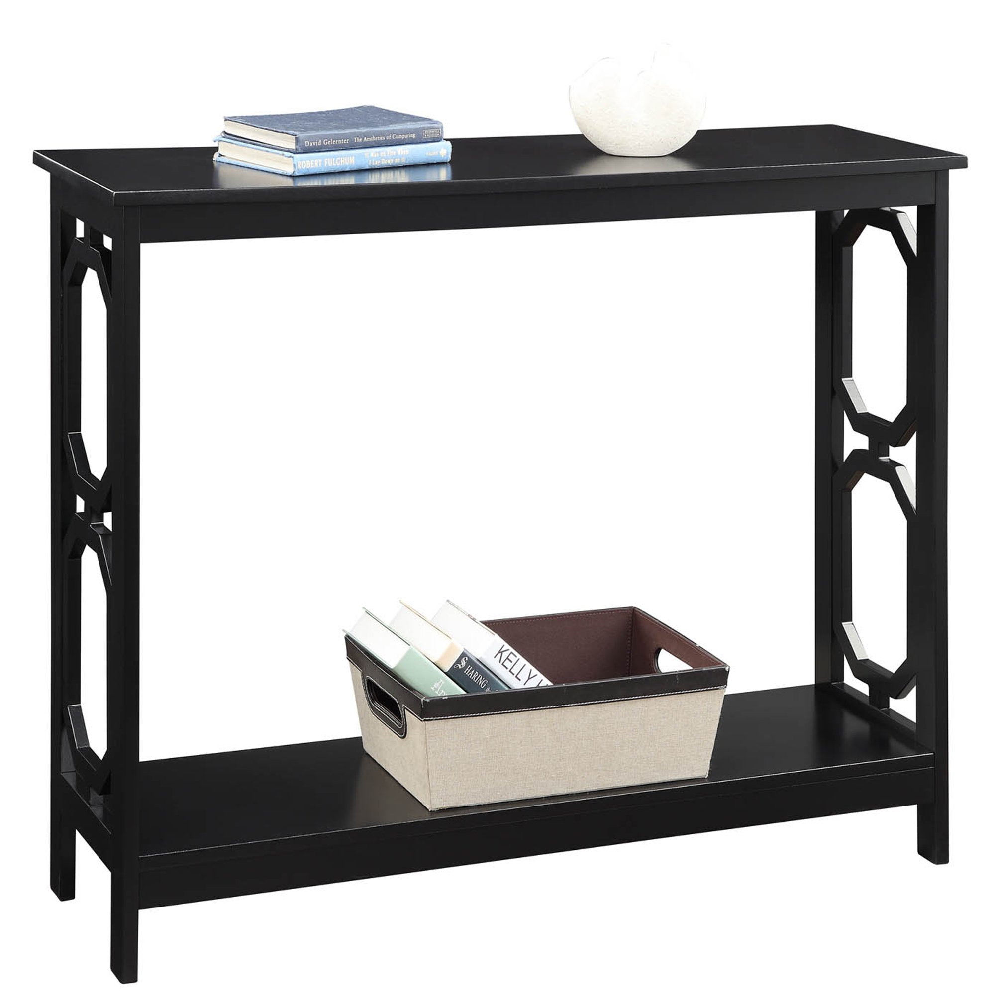 Convenience Concepts Omega Console Table, Black