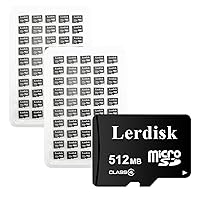 Factory Direct Micro SD Card 512MB Pack of 100 in Bulk Small Capacity for Small Files Only,Not Suitable for Camera,Phone(Not GB,1024MB=1GB)