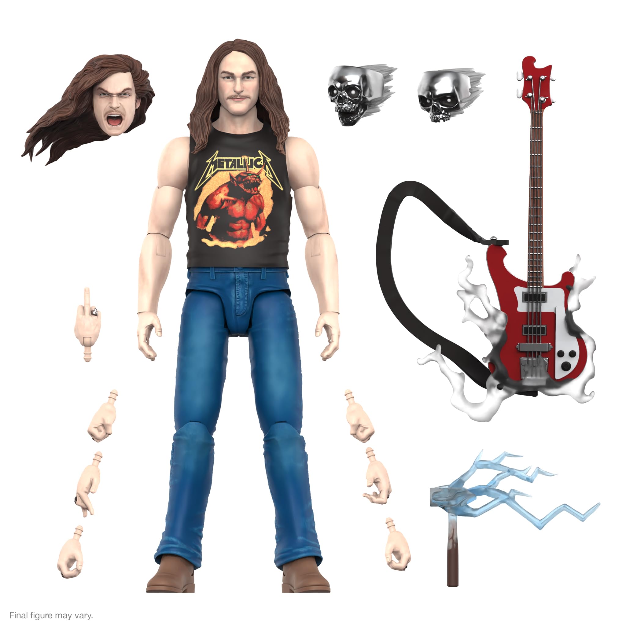 Super7 Cliff Burton ULTIMATES! Wave 02 - Cliff Burton (Superhero Poster) Action Figure