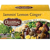 Herbal Tea, Jammin' Lemon Ginger, 20 Count Box