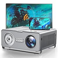 YABER U10 SE Projector with WiFi and Bluetooth, Native 1080P, 4K Supported, Projector for Outdoor Movies, 300 Inch, Zoomable, 10W Speakers, Home Theater, Compatible with TV Stick, iOS, Android-Premium